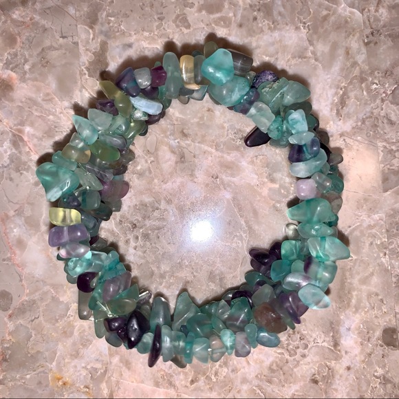 Garnet Chips Bracelet Set - Picture 4 of 5